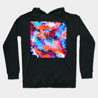 Vibrant Geometric Spiral Hoodie